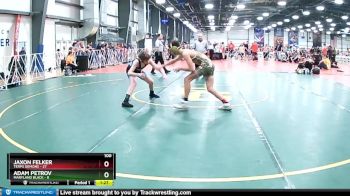 100 lbs Rd# 10- 4:00pm Saturday Final Pool - Adam Petrov, Maryland Black vs Jaxon Felker, Terps Demons