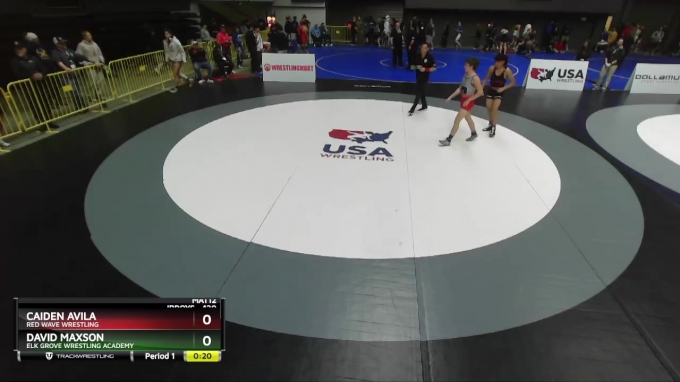 120 lbs Cons. Round 4 - Caiden Avila, Red Wave Wrestling vs David ...