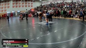 190 lbs Champ. Round 2 - Ronnie Thomas, Mechanicsburg vs Ben Truax, Cuyahoga Valley Christian Academy