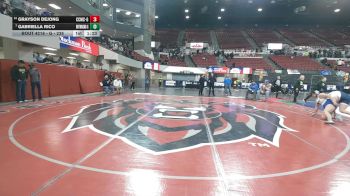 G - 235 lbs Champ. Round 2 - Gabriella Rico, Broadwater (Townsend) (Girls) vs Grayson DeJong, Custer Co. (Miles City) (Girls)