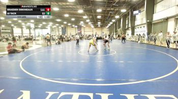 170 lbs Round Of 64 - Braeden Simoneaux, Elite Athletic Club D.Z. vs AJ Tack, Illinois Menace