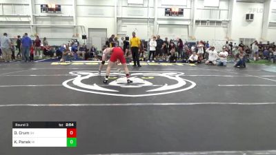 O-175A lbs Round 3 - Devin Crum, OH vs Kollin Panek, MI