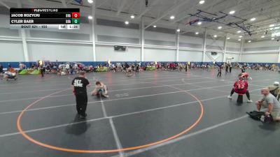 150 lbs Champ. Round 2 - Jacob Rozycki, Unattached vs Cyler Baer, Unattached