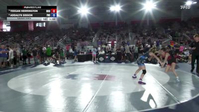 100 lbs Quarters - Teegan Herrington, Ohio vs Addalyn Sisson, Floyd Wrestling Club