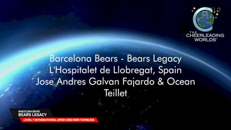 Barcelona Bears - Bears Legacy [2025 L7 International Open Coed Non Tumbling Semis] 2025 The Cheerleading Worlds
