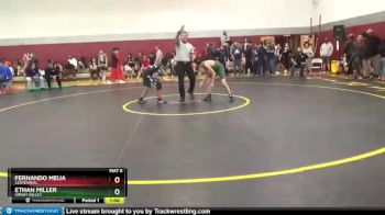 88 lbs Cons. Round 2 - Fernando Meija, Centennial vs Ethan Miller, Green Valley