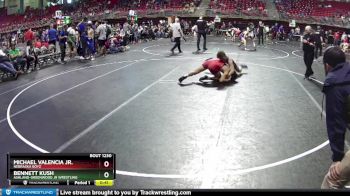 160 lbs Semifinal - Michael Valencia Jr., Nebraska Boyz vs Bennett Kush, Ashland-Greenwood Jr Wrestling