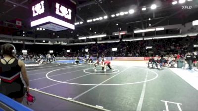 Girls 125 lbs Champ. Round 2 - Gabrielle Berger, Granger (Girls) vs Adelynn Husted, Selah (Girls)