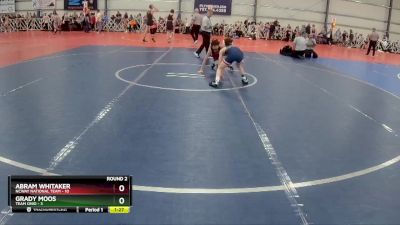 84 lbs Rd# 2 10:30am Friday - Grady Moos, Team Ohio vs Abram Whitaker, NCWAY National Team