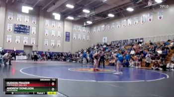 132 lbs 7th Place Match - Hudson Fraizer, Montgomery Bell Aca. vs Andrew Donelson, Brentwood