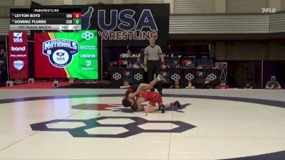 58 lbs 1st Place Match - Leyton Boyd, Contenders Wrestling Academy vs Dominic Flores, Cory Clark Wrestling