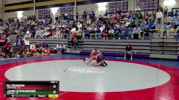 150 lbs Round 1 (16 Team) - Eli Pearson, LaFayette vs James Bumgardner, Bremen