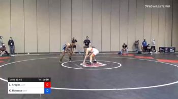 65 kg Consolation - Lucus Anglin, Jackrabbit Wrestling Club vs Kyler Romero, Unattached