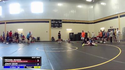 106 lbs Round 2 - Michael Skaggs, Midwest Regional Training Center vs Jonah Odum, Roncalli Wrestling Foundation