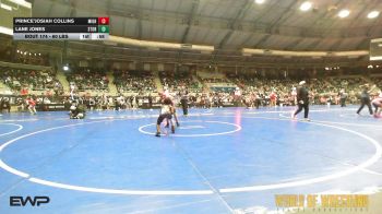 60 lbs Semifinal - Prince'Josiah Collins, Mighty Warriors Wrestling Academy vs Lane Jones, Storm Wrestling Center