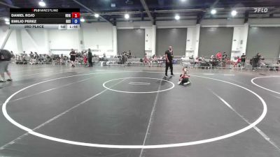 43 lbs 3rd Place - Daniel Rojo, Reign WC vs Emilio Perez, Rising Sun WC