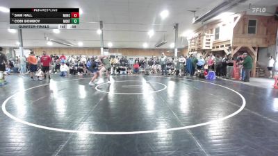 167 lbs Quarterfinal - Sam Hall, Muncy vs Codi Bomboy, Montrose