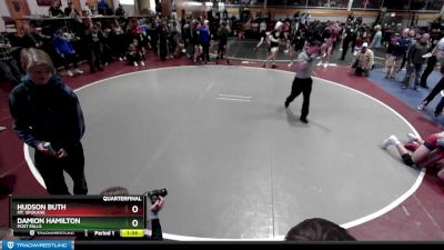 145 lbs Quarterfinal - Damion Hamilton, Post Falls vs Hudson Buth, Mt. Spokane