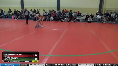 90 lbs Cons. Round 2 - Kallan Koehntop, MAHACA vs Jacob Brandl, Team Nazar