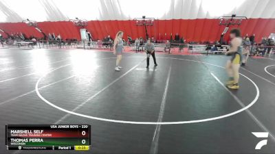 220 lbs 3rd Place Match - Marshell Self, Team Nazar Training Center vs Thomas Perra, Wisconsin