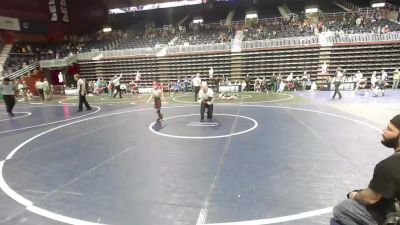 54 lbs Final - Azerijah Bonney, Pomona Elite vs Rowan Richard, Matpac Wrestling ND