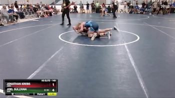 140 lbs Champ. Round 1 - Jonathan Krebs, Ares vs Joel Sullivan, AWA