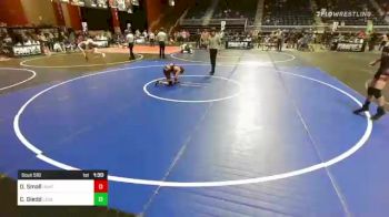 95 lbs Semifinal - Demetrious Small, Unattached vs Conner Giedd, Legends Of Gold