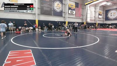 75 lbs Round Of 16 - Shaun Uderman, Milford vs Mason Baulier, Stanhope