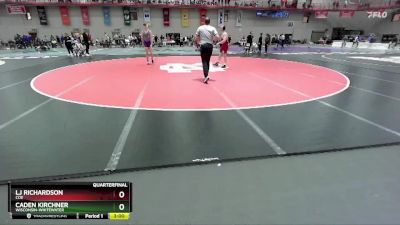 174 lbs Quarterfinal - Caden Kirchner, Wisconsin-Whitewater vs Lj Richardson, Coe