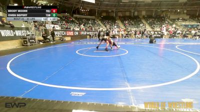 80 lbs 5th Place - Brody Moore, Project X vs Owen Seifert, Team Barracuda