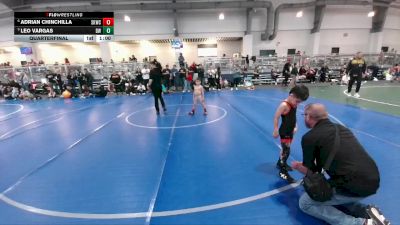 44 lbs Quarterfinal - Leo Vargas, Dumas Wrestling vs Adrian Chinchilla, Spring Klein Wrestling Club
