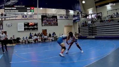 115 lbs 2nd Wrestleback (8 Team) - Reagan Fizer, McEachern vs Dayra Martinez, Campbell