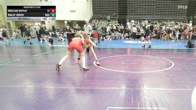93 lbs Rr Rnd 3 - Declan Doyle, Team Tugman - ESC vs Rally Zinck, All I See Is Gold Academy Stars - ESC