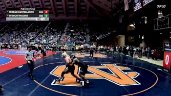 1A-215 lbs Quarterfinal - Jordan Castellanos, Dade County vs TYSHON WIGGINS, Commerce Hs