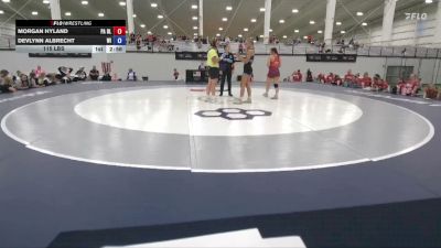 115 lbs Morgan Hyland, Pennsylvania Blue vs Devlynn Albrecht, Wisconsin
