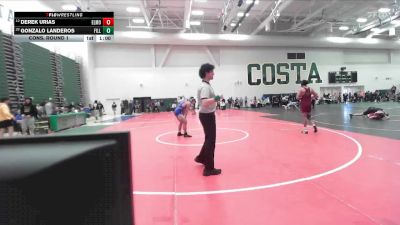 150 lbs Cons. Round 1 - Gonzalo Landeros, Fillmore vs Derek Urias, San Jacinto Valley Academy