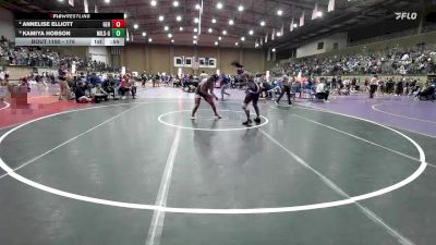 170 lbs 7th Place Match - Annelise Elliott, Gardner Edgerton vs Kamiya Hobson, Millard South