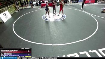 220 lbs Cons. Round 2 - Matthew Anderson, Beasts Youth Wrestling vs James Flores, Western High School Wrestling