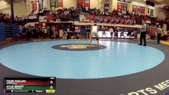 120 lbs Champ. Round 1 - Kylie Benoit, Hanover Central vs Tzuri Phillips, Centerville