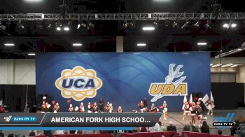 American Fork High School - American Fork High School [2022 Game Day Varsity - Non Tumble] 2022 UCA Salt Lake City Regional & UCA Sandy Classic