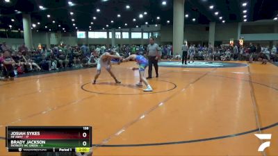 138 lbs Round 3 (6 Team) - Josiah Sykes, MF Army vs Brady Jackson, Patriots WC Green