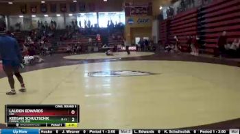 133 lbs Cons. Round 3 - Lauden Edwards, Coe vs Keegan Schultschik, Cornell College