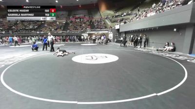 120 lbs Consi Of 8 #1 - Celeste Huizar, Foothill High (Bakersfield) vs Gabriela Martinez, Pioneer Valley