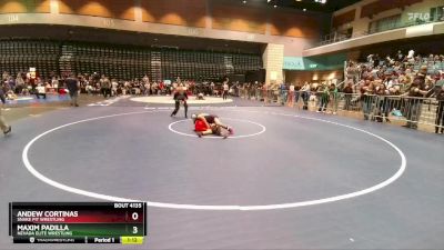 115-117 lbs Round 2 - Andew Cortinas, Snake Pit Wrestling vs Maxim Padilla, Nevada Elite Wrestling