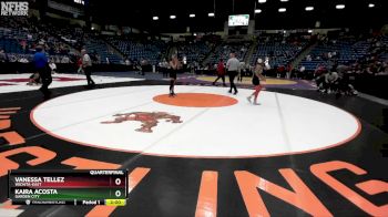 100 lbs Quarterfinal - Kaira Acosta, Garden City vs Vanessa Tellez, Wichita-East