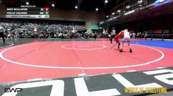 64 lbs Consolation - Rudy McAllister, Juggernaut Wrestling Club vs Phillip Childers, Nebraska Elite Wrestling Club