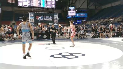 120 lbs Cons. Sub-rd Of 16 - John McKay, Michigan vs Atticus Salinas, Nevada