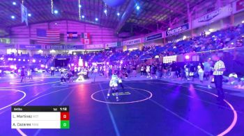 94 lbs Quarterfinal - Lucy Martinez, Victory Wrestling Club - VTC vs Allison Cazares, Toss Em Up Wr Ac