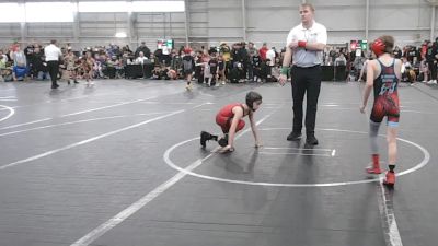 56 lbs Round 5 (6 Team) - Tristan Lambert, Mitten Mayhem vs Kolvin Sforza, Rising Kingz