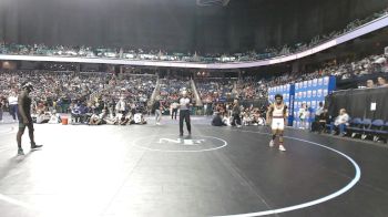 7A 113 lbs Semifinal - Trevelian Hall, Lumberton vs Abdel Adams, Southwest Guilford High School